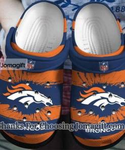 Denver Broncos American Flag Crocs Clog Shoes