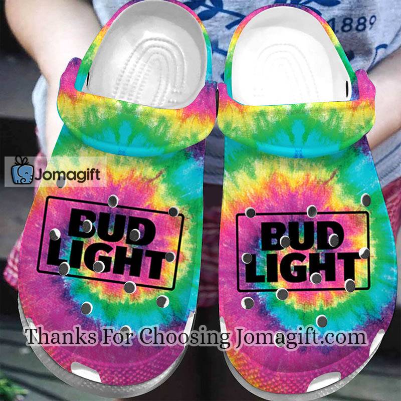 Bud Light Tie Dye Crocs Gift 1