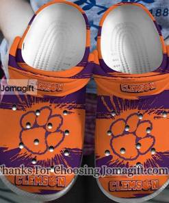 Clemson Bleed Purple Orange Crocs Gift