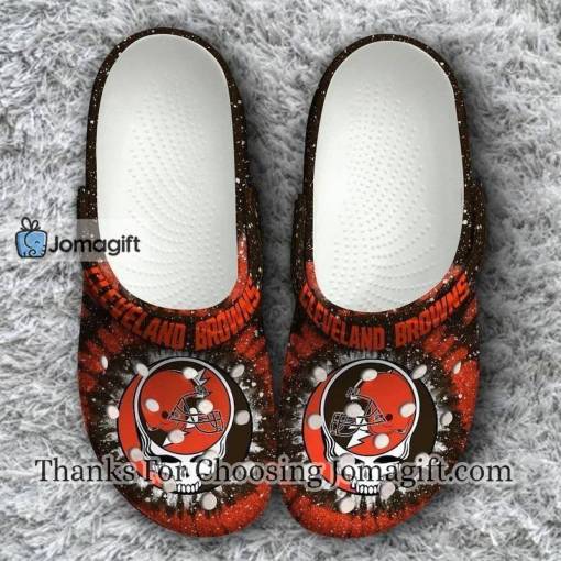 [Stylish] Cleveland Browns  Grateful Dead Crocs Gift