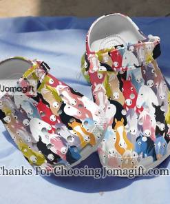 [Trendy] Colorful Horse Crocs Shoes Gift
