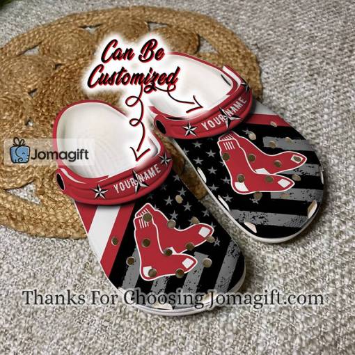 [Comfortable] Custom Name  Red Sox Crocs Gift