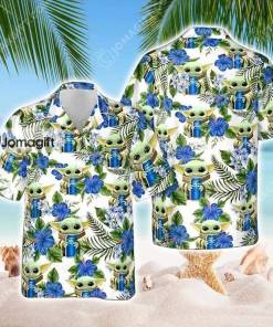 [Fashionable] Baby Yoda Tropical Star Wars Hawaiian Shirt