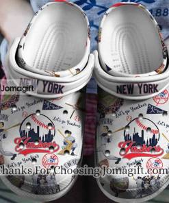 Custom New York Yankees American Flag Crocs Clog Shoes