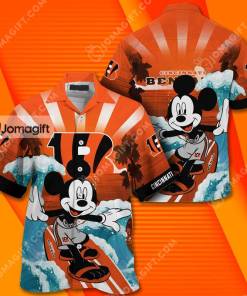 Custom Name Bengals Mickey Mouse Hawaiian Shirt Gift