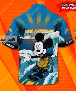 Custom Name Chargers Mikey Mouse Hawaiian Shirt Gift