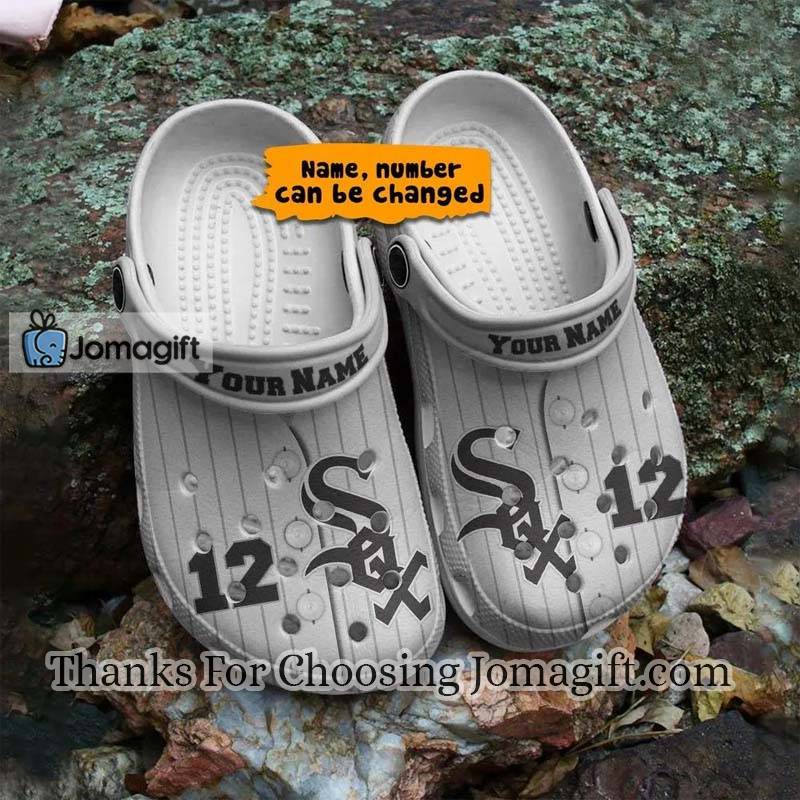 Custom Name Chicago White Sox Crocs Shoes Gift 1