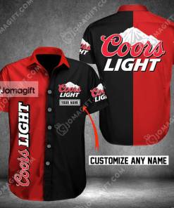 Custom Name Coors Light Hawaiian Shirt Gift 1