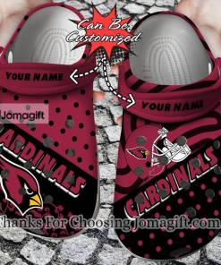 Custom Arizona Cardinals Polka Dots Colors Crocs Clog Shoes