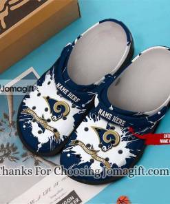 Custom name Rams Crocs Crocband Clogs Shoes Gift 2