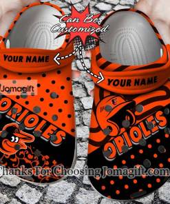 Customized Baltimore Orioles Polka Dots Colors Crocs Gift 2