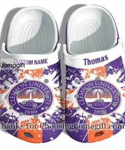 Customized Clemson Crocs Gift 3