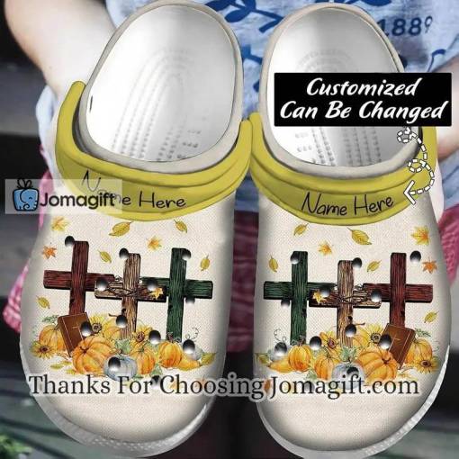 [Fashionable] Customized Fall For Jesus Crocs Gift