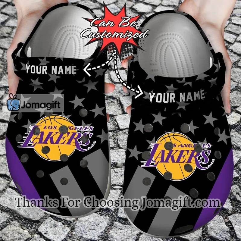 Customized Lakers Flag Crocs Gift 1