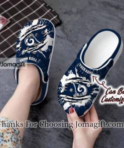 Customized Los Angeles Rams Crocs Shoes Gift 1