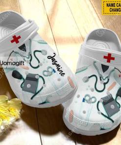 Customized Name Nursing Crocs Gift