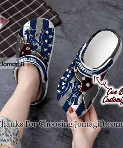 Customized Yankees American Flag Line Crocs Gift 1