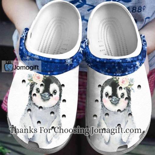 [Elegant] Penguin Crocs Crocband Clogs Shoes Gift