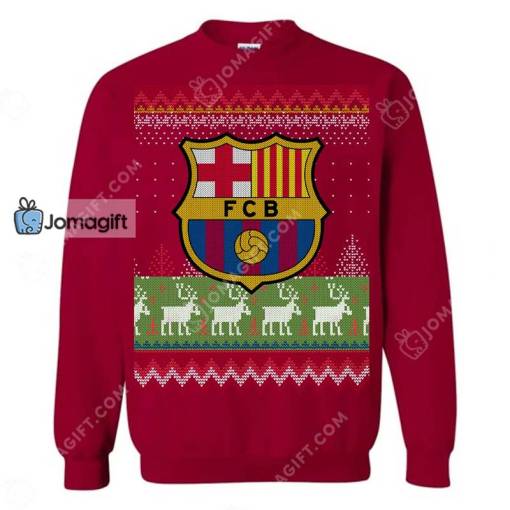 Fc Barcelona Christmas Sweater Gift