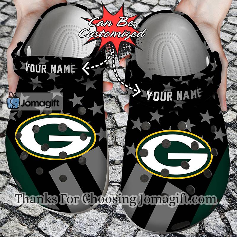 Green Bay Packers Star Flag Crocs Gift 1