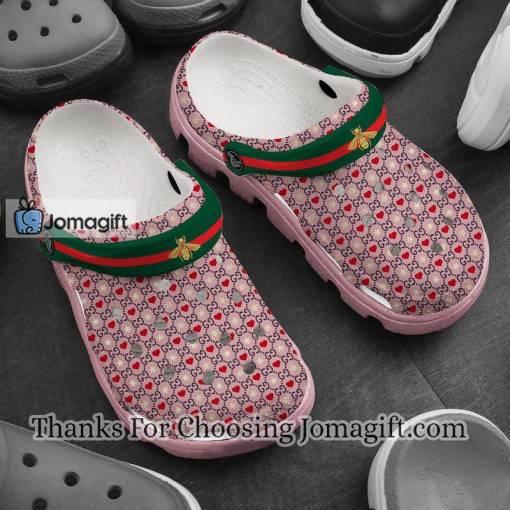 [Best-selling] Gucci Heart Pink Pattern Crocs Gift
