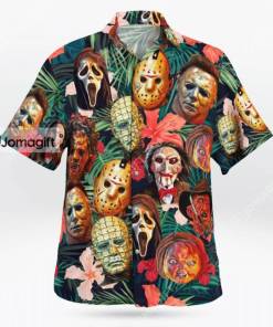 Horror Character Halloween Hawaiian Shirt Gift