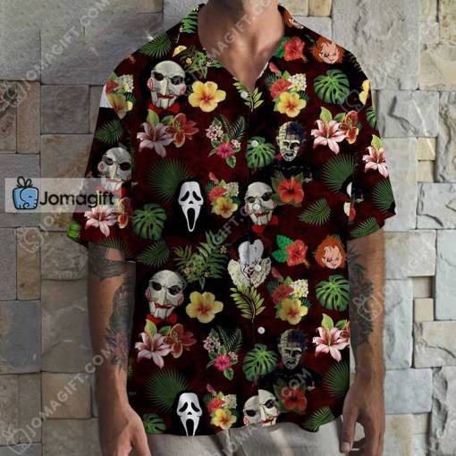 Horror Characters Hawaiian Shirt Gift