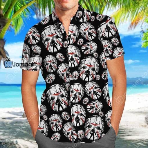 Jason Voorhees Face Halloween Hawaiian Shirt Gift