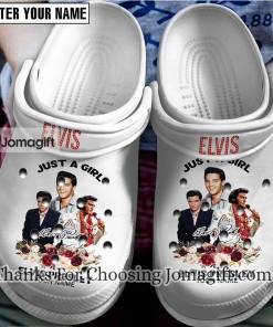 Just A Girl In Love With Her Elvis Presley Crocs Gift
