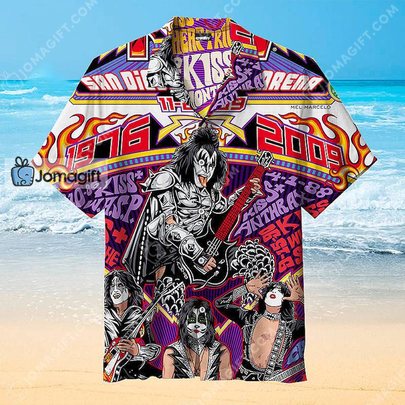 Kiss Metal Band Hawaiian Shirt Gift 1