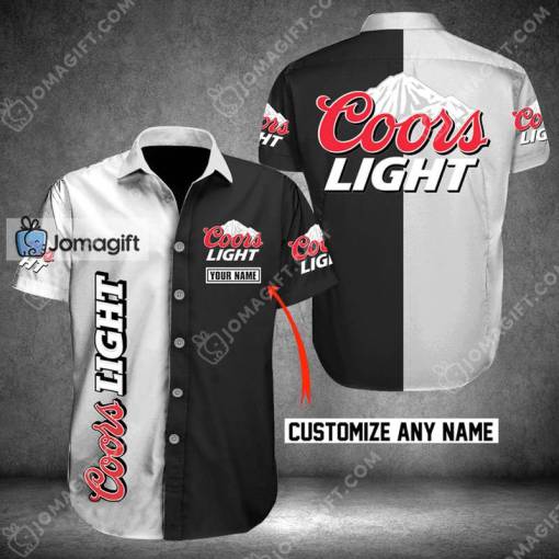 Limited Edition Custom Name Coors Light Hawaiian Shirt Gift