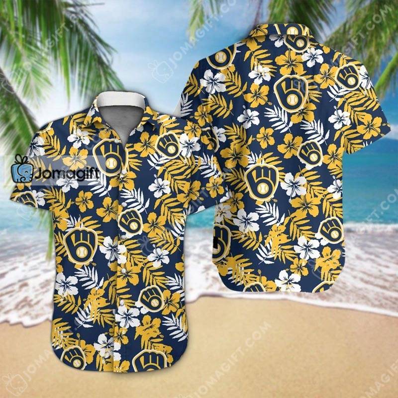 Milwaukee Brewers Hawaiian Shirt Gift - Jomagift