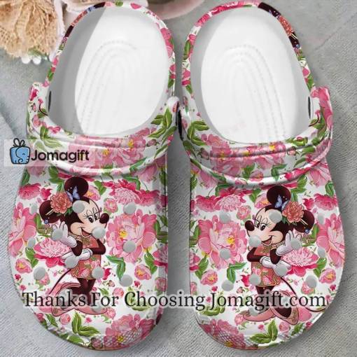 Minnie Mouse Floral Crocs Gift