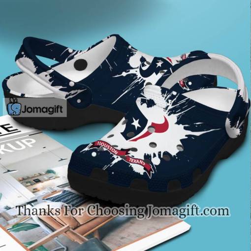 [New] Custom Name Houston Texans Crocs Shoes Gift