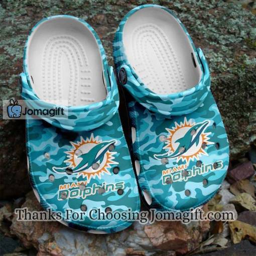 [New] Miami Dolphins Logo Camouflage Crocs Gift