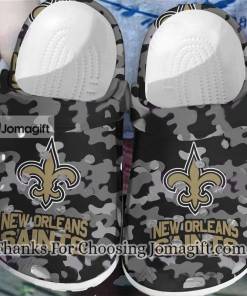 Custom New Orleans Saints Football Ripped Claw Crocs Clog Shoes