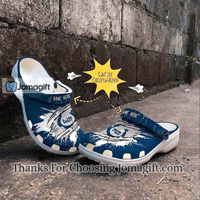 Outstanding Customized Indianapolis Colts Ripped Claw Crocs Gift 1
