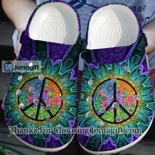 Peace Trippy Hippie Crocs Gift