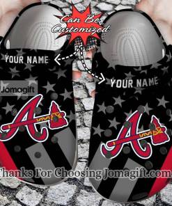 Personalized Atlanta Braves Star Flag Crocs Gift 1