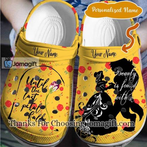 Personalized Beauty And The Beast Crocs Gift