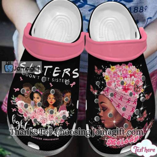 Personalized Breast Cancer Crocs Gift