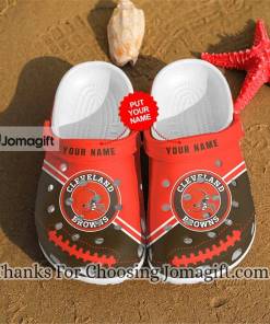 Custom Name Cleveland Browns Crocs Shoes