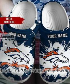 Personalized Denver Broncos Crocs Gift 1