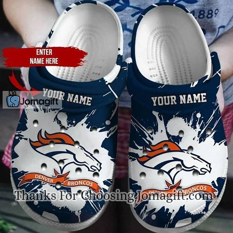 Personalized Denver Broncos Crocs Gift 1