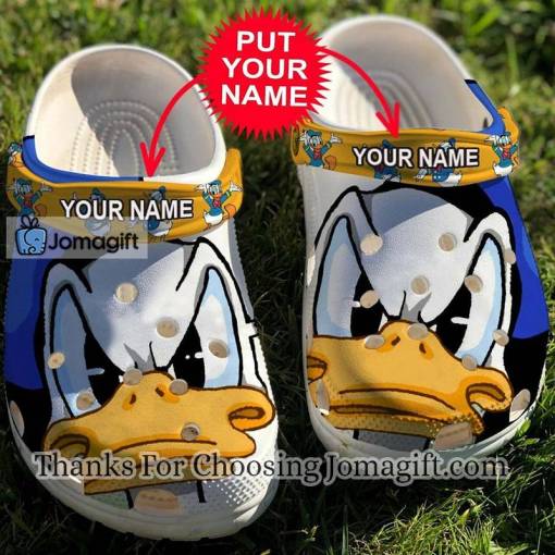 Personalized Donald Duck Face Crocs Gift
