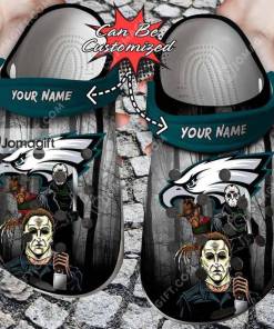 Personalized Eagles Halloween  Crocs Gift