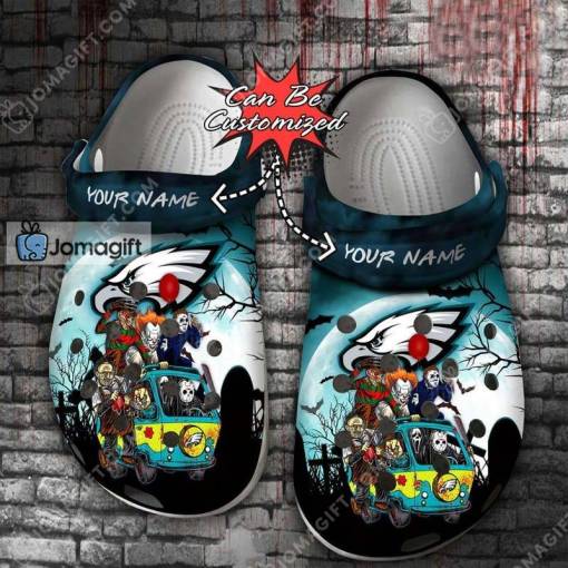 Personalized Eagles Horror Friends Halloween Crocs Gift