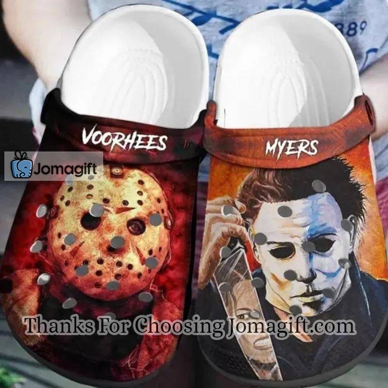 Personalized Jason Voorhees Michael Myers Crocs Gift 1