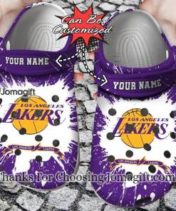 Personalized Lakers Crocs Gift 1