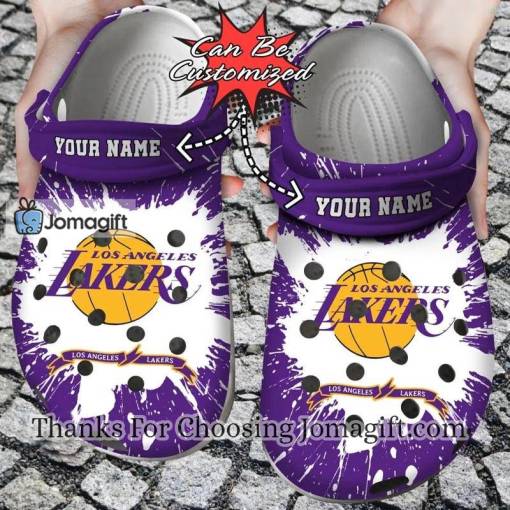 Personalized Lakers Crocs Gift